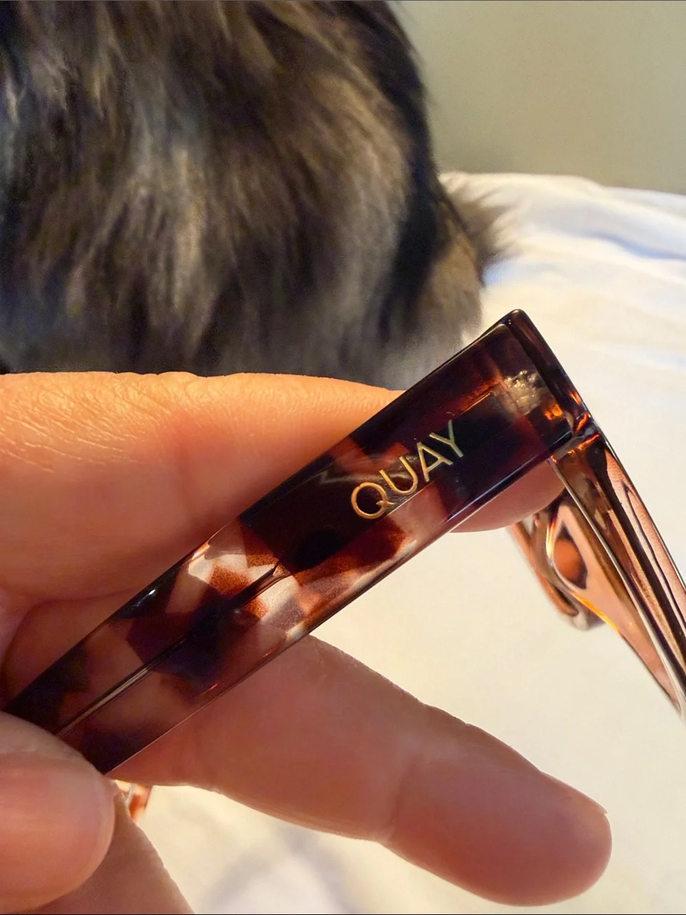 QUAY Tortoiseshell Cat-Eye Sunglasses - Brown